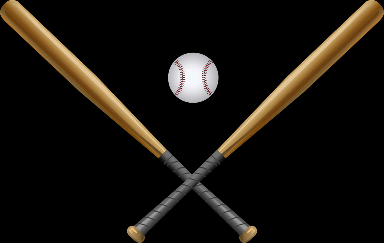 Crossed Bats in Unity Minimalist Baseball Wallpaper | Background FREE ...