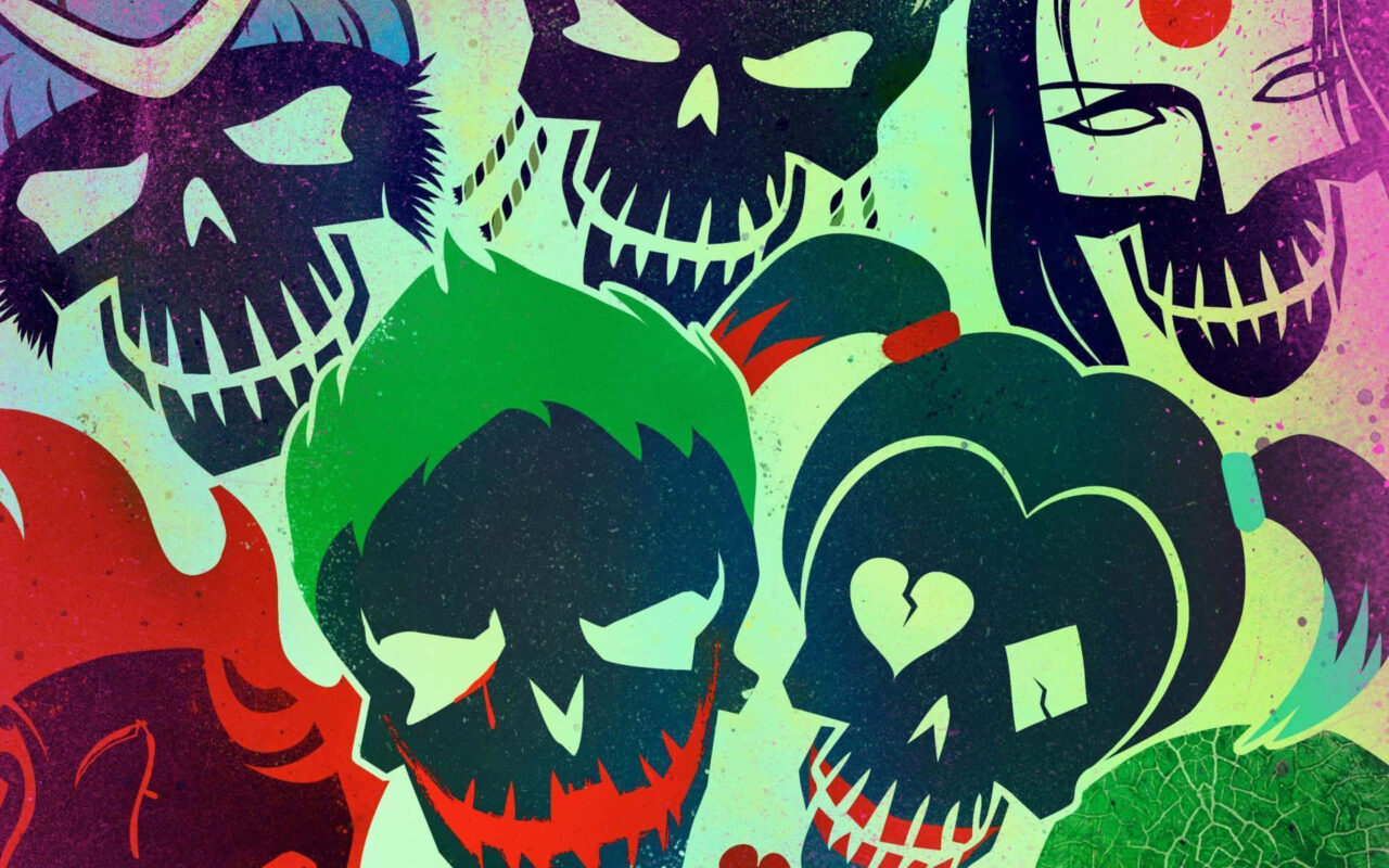 Stylized Skulls of The Suicide Squad Wallpaper | Background FREE ...