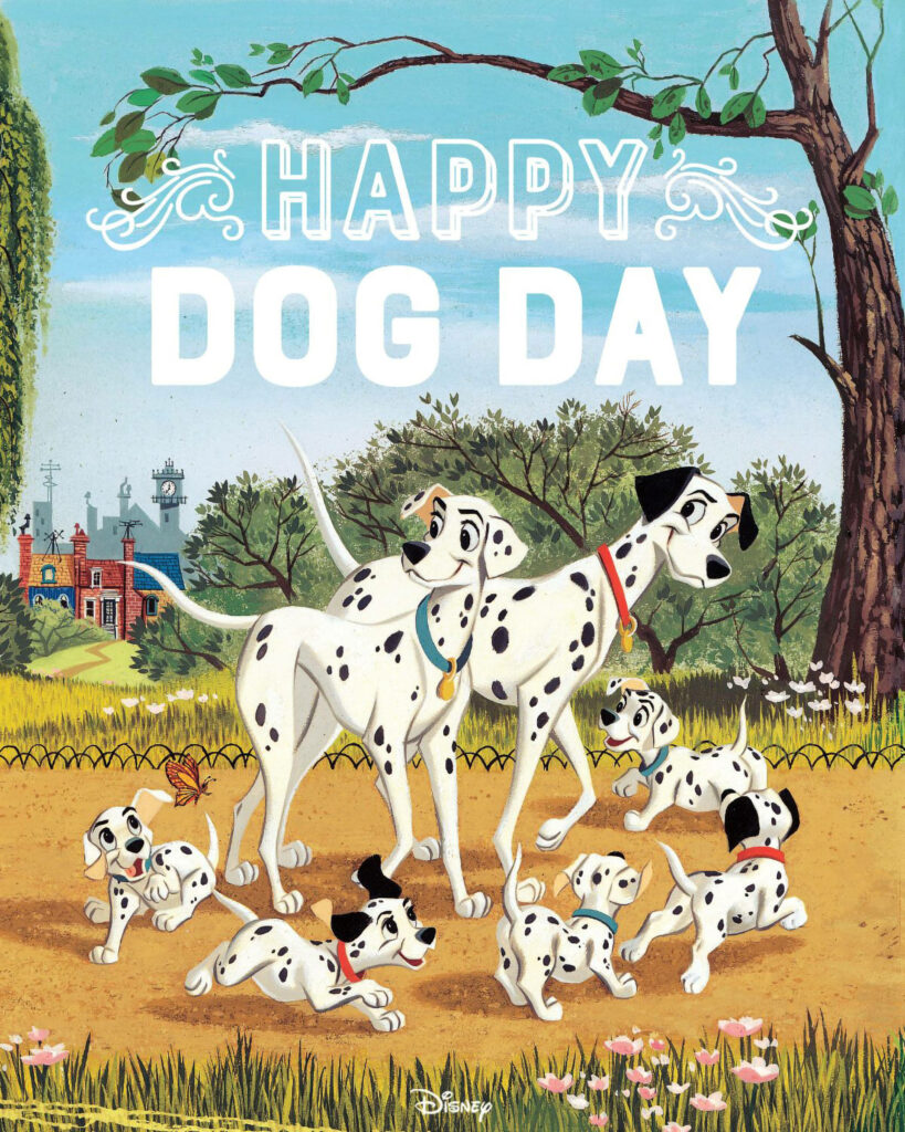 Dalmatian Delight: A Joyful Family Reunion with Pongo, Perdita, and the Playful Puppies Wallpaper