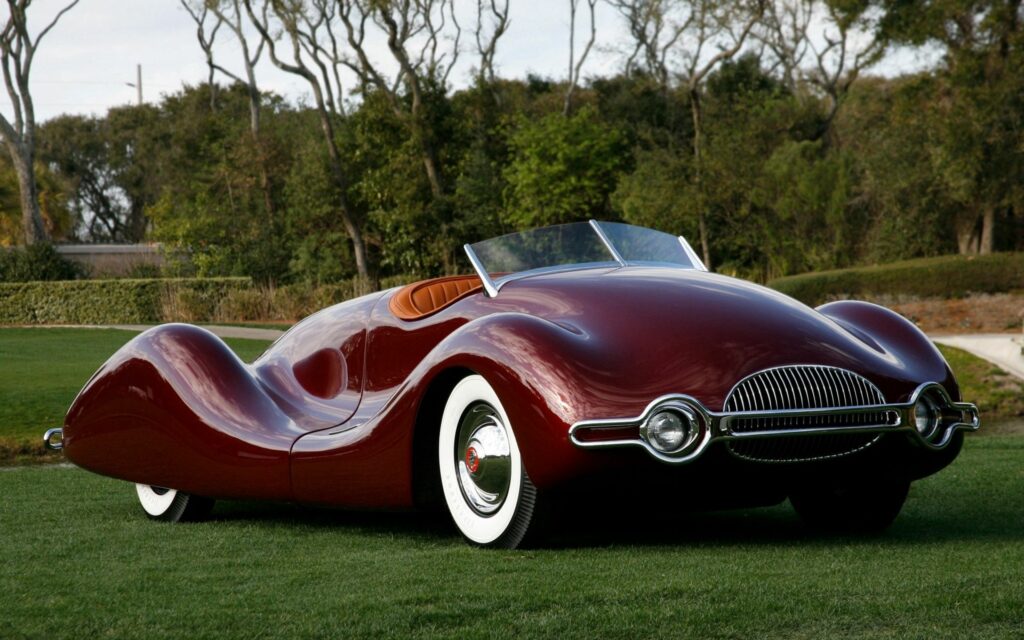 Retro 1949 Buick Streamliner Convertible Wallpaper: Vintage Elegance