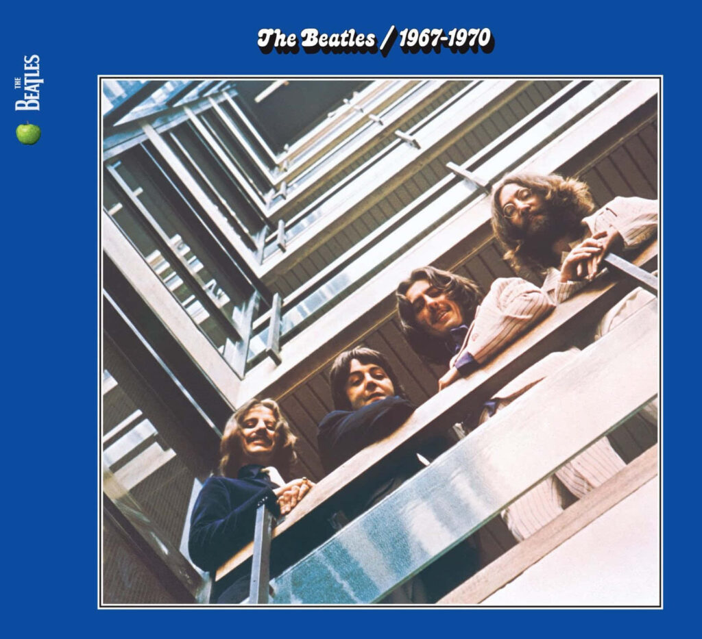 Beatles Wallpaper: Iconic 1969-1970 Image with Architectural Background