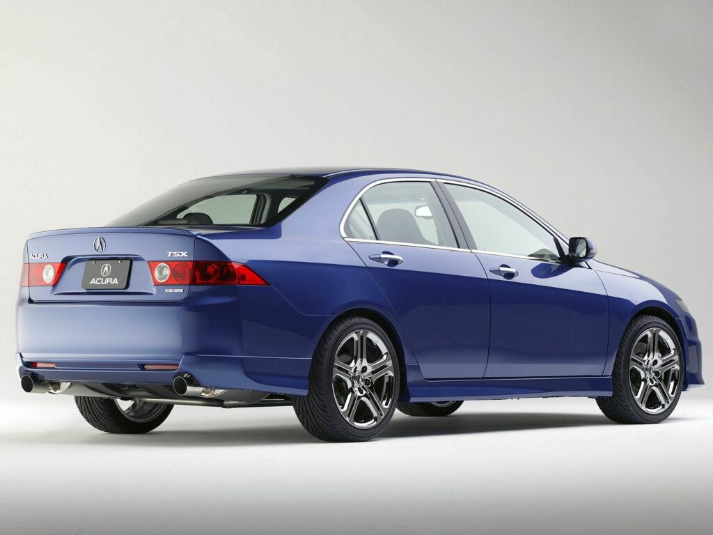 2003 Acura TSX Concept Car Wallpaper: Sleek Blue Design & Innovation