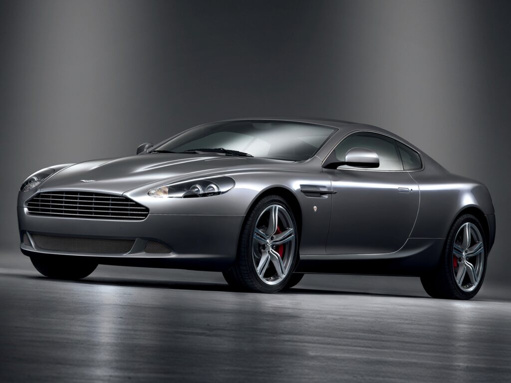 2008 Aston Martin DB9 Metallic Gray Wallpaper - Luxury Car Design