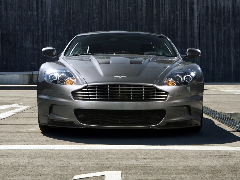 Stunning 2009 Aston Martin DBS Gray Wallpaper - Luxury & Performance