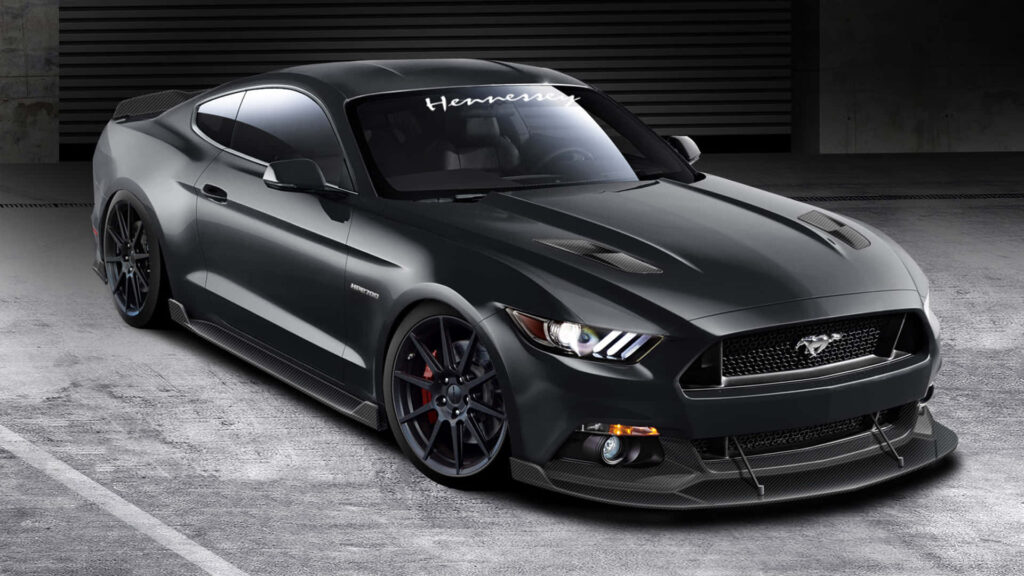 Sleek 2016 Ford Mustang GT Hennessey Wallpaper Background