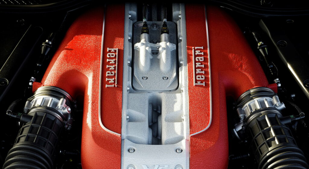 Unleashing Power: 2018 Ferrari 812 Superfast Roars with Engine Prowess in Stunning QHD Wallpaper