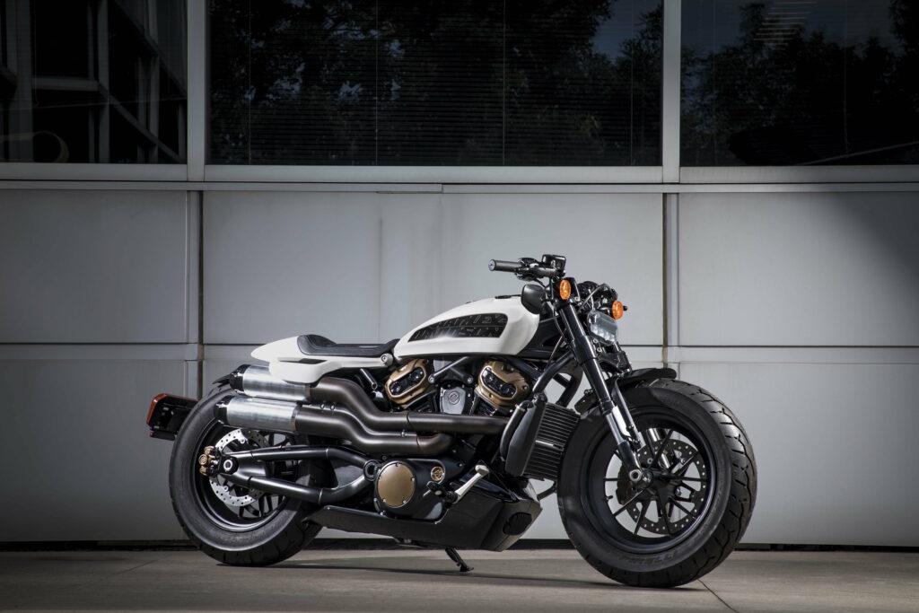 The Sleek Powerhouse: 2020 Harley-Davidson Custom 1250 Roars to Life in HD Wallpaper