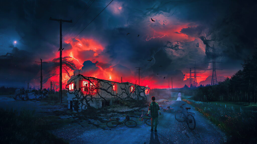 Intense Anticipation: A Preview of Stranger Things Season 4 Unveiled in Stunning 5K Wallpaper on DeviantArt