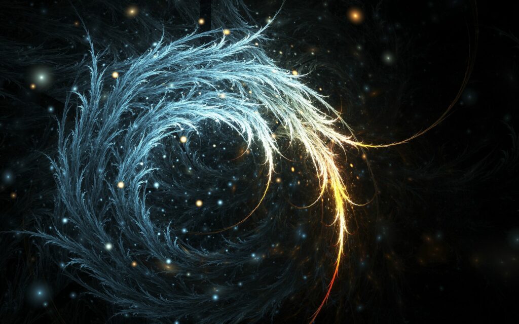 2560x1600 Abstract Light Vortex Wallpaper - Dark Background Design