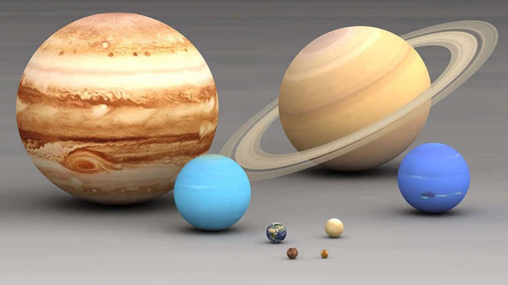 Stunning 3D Solar System Wallpaper: Saturn, Jupiter & More!