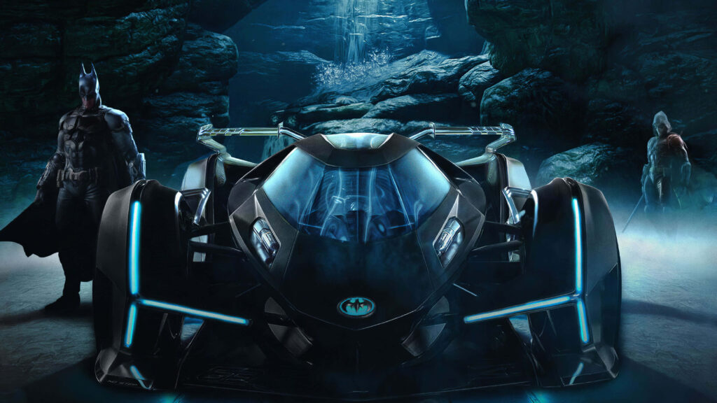 Batman's 4K Batmobile: Unleashing Adrenaline in Action-Packed Glory Wallpaper