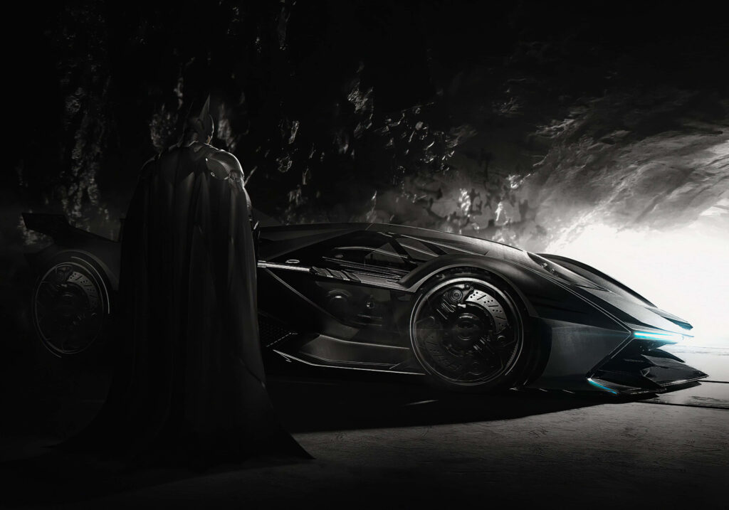 Conquer the Cityscape in the Imposing 4K Batmobile Wallpaper