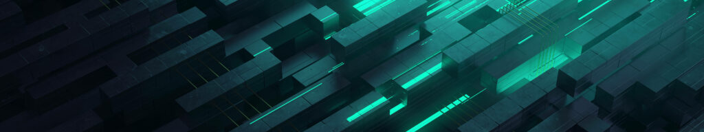 4K Ultra HD Dark Teal Geometric Columns Wallpaper - Futuristic Design
