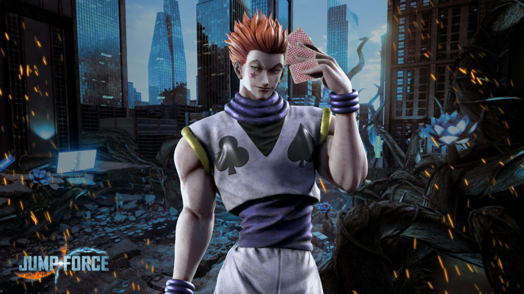 4K Dynamic Wallpaper: Muscular Character in Futuristic City