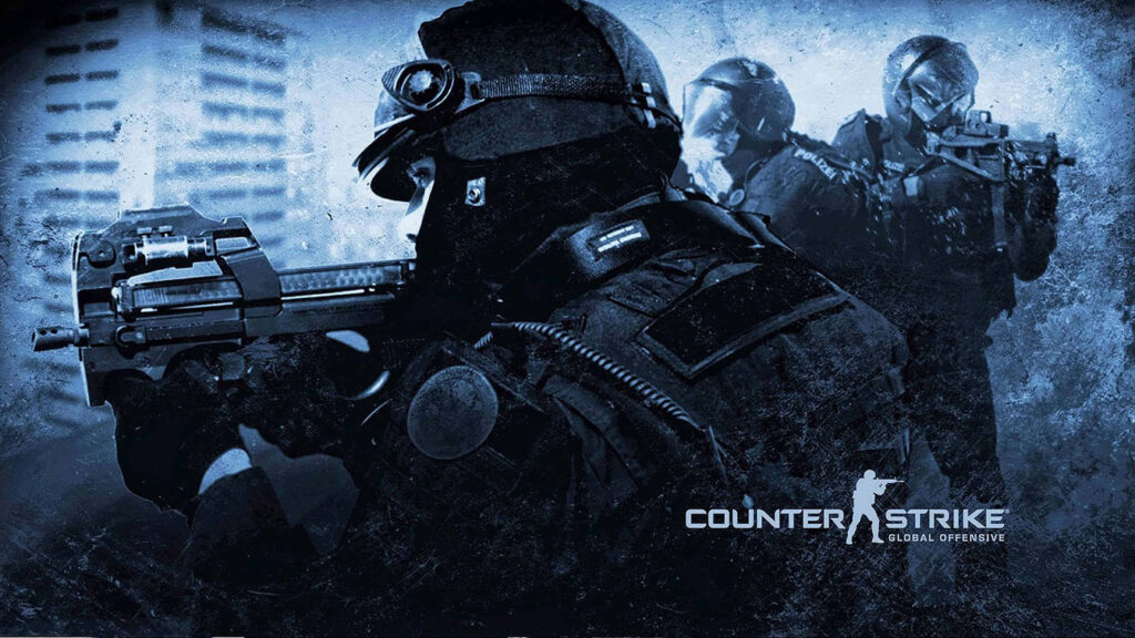 4K Gaming Delight: Counter-Terrorist Forces Unleash SMG Fury in Counter-Strike Global Offensive Wallpaper