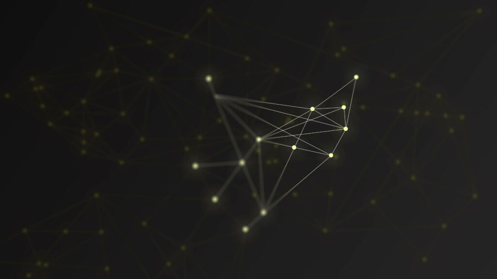 4K Minimalist Glowing Lines Wallpaper: Abstract Dark Background