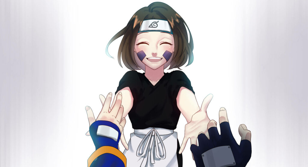 Heartwarming 4K Wallpaper of Rin Nohara from Naruto
