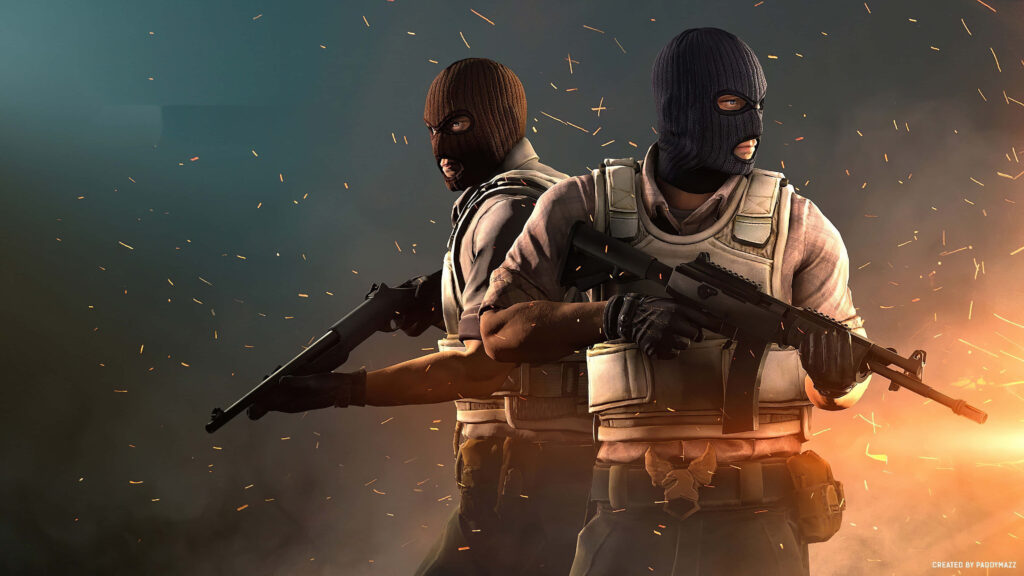 Terror-Filled Showdown: Immersive 4K Background from Counter-Strike Global Offensive Graces Your Screen Wallpaper