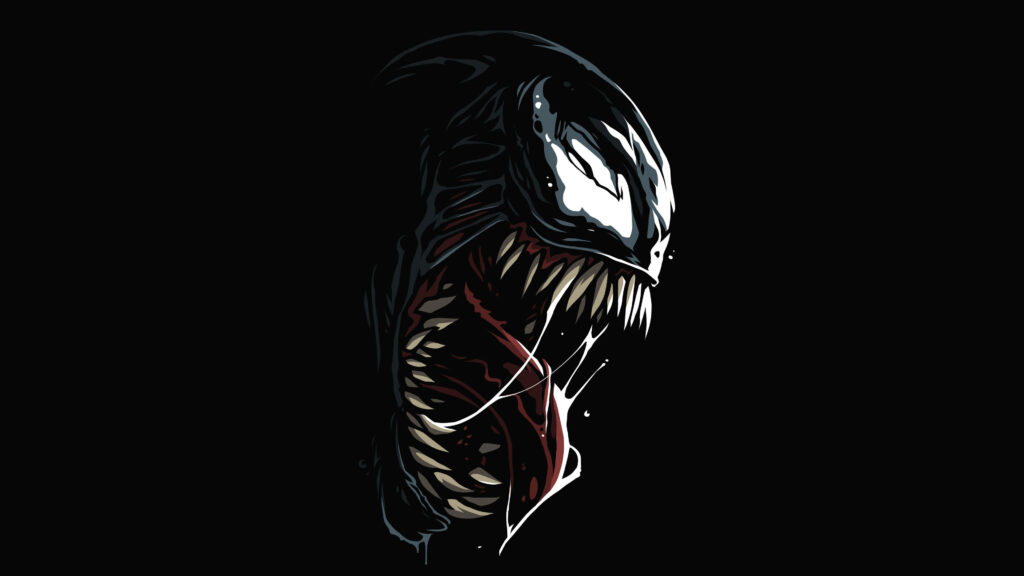 Venom 4K Ultra HD Wallpaper: Sinister Detail & Dark Tones