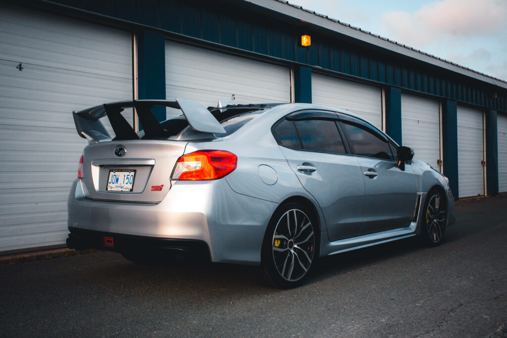 Stunning 4K Silver Subaru WRX STI Wallpaper – Sporty Design & Power