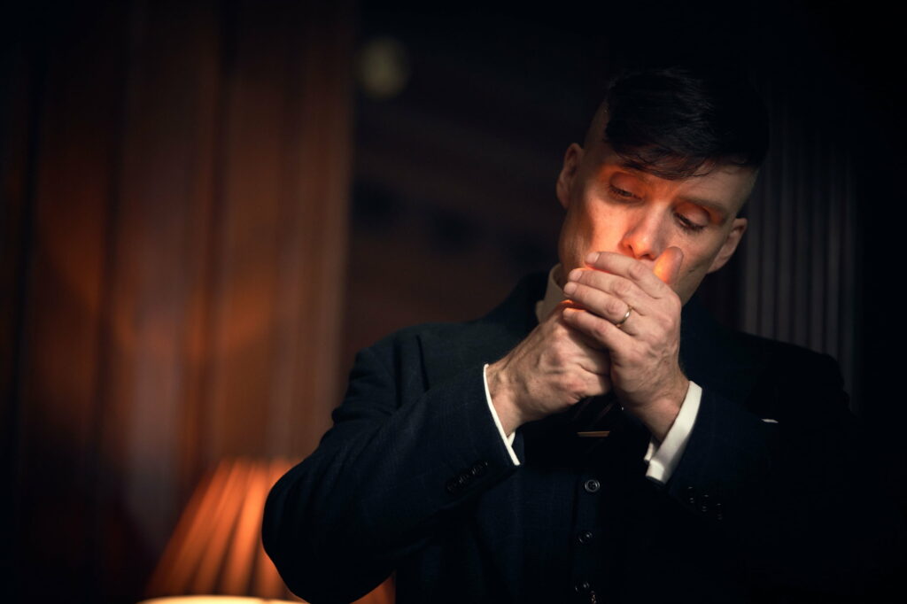 4K Wallpaper of Peaky Blinders' Cillian Murphy as Thomas Shelby - Perfect TV Show Background Photo