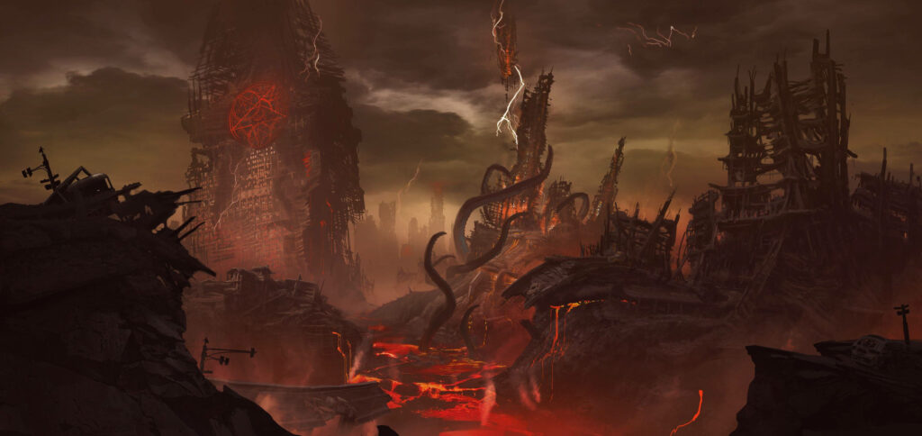 Embrace the Apocalypse: Epic Wallpaper for Doom Eternal