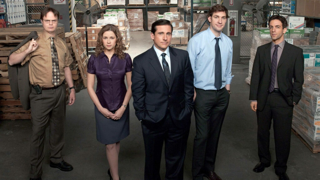 The Office Warehouse Squad: When Work and Friendship Collide Wallpaper
