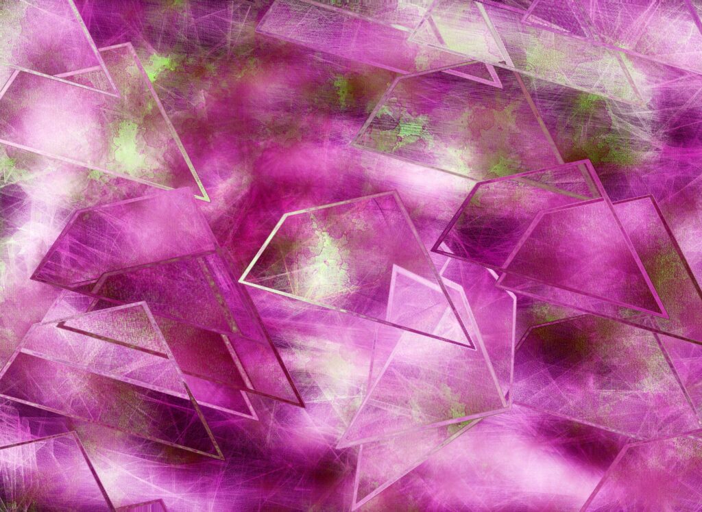 Lilac Abstract Geometric Wallpaper - Dreamy Textured Background
