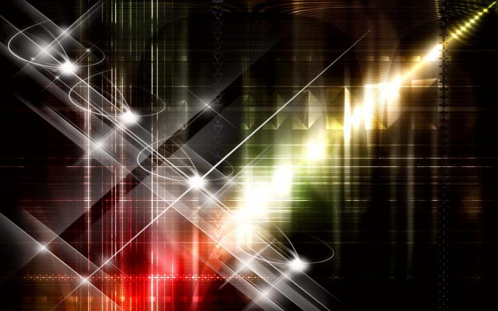 Vibrant 1920x1200 Wallpaper with Colorful Intersecting Lines