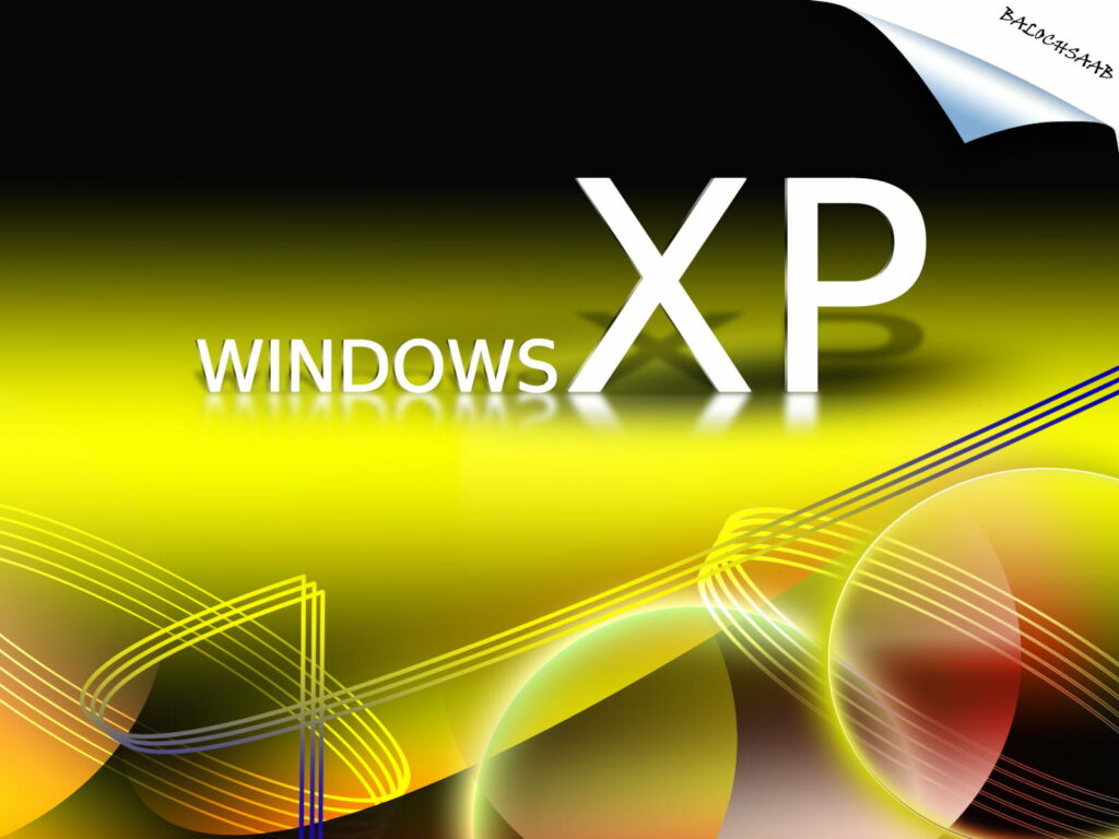 Nostalgic Windows: Reviving the Iconic XP Logo through HD Wallpaper Background