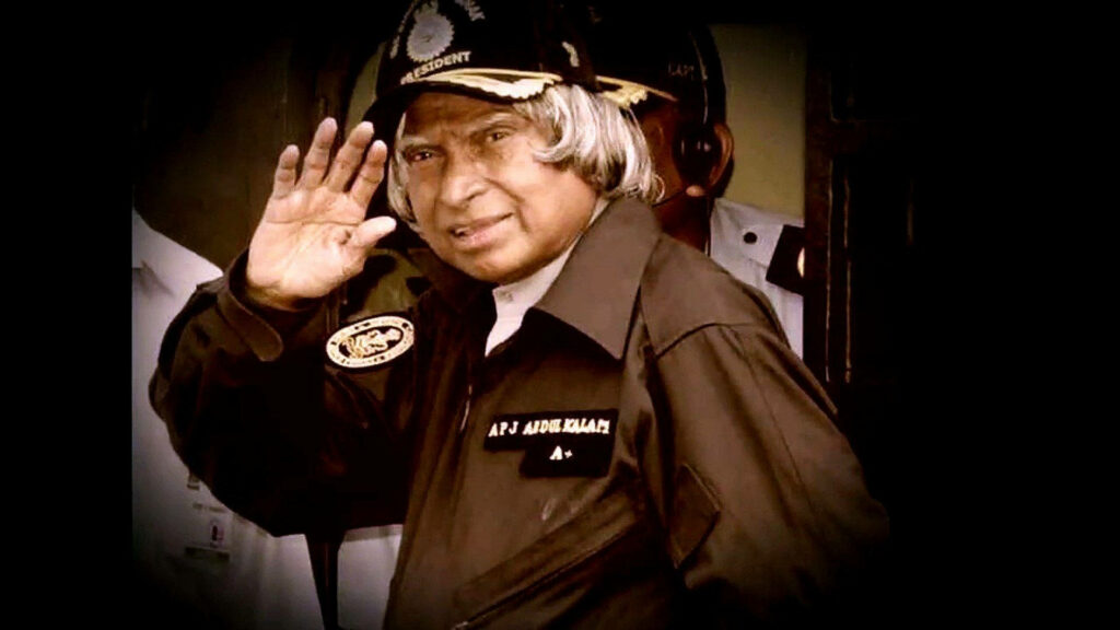 A P J Abdul Kalam waving warmly high definition wallpaper inspirational Indian leader background