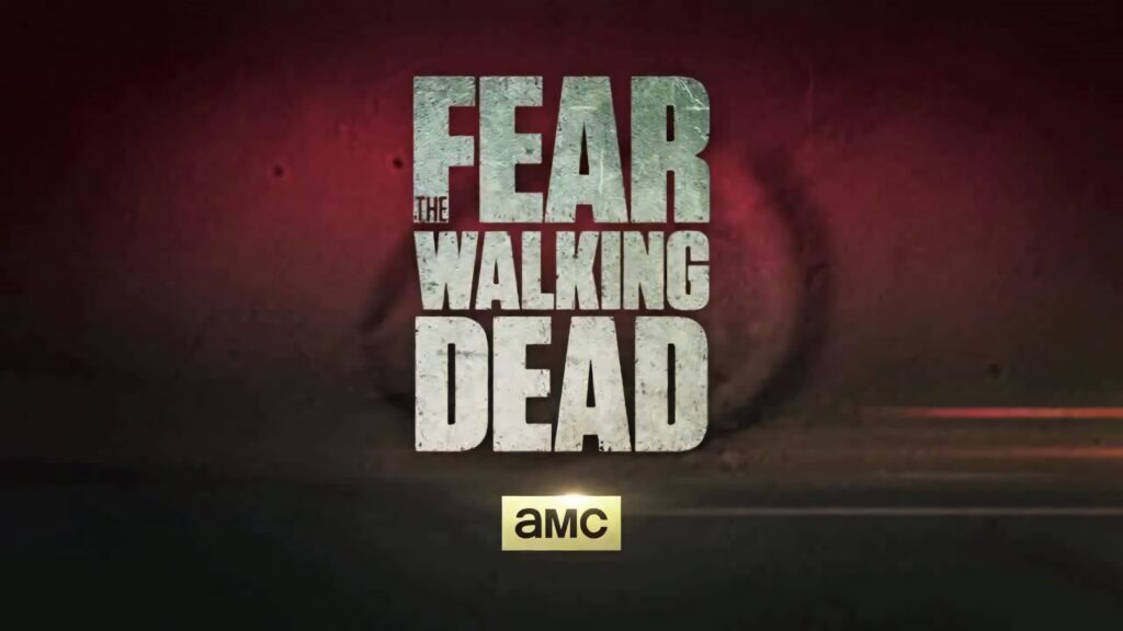 Fear The Walking Dead AMC Logo Wallpaper: Dark, Intense Background