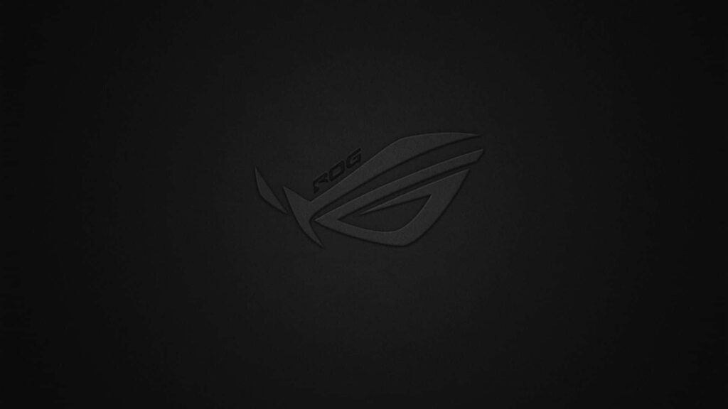 ASUS ROG emblem on dark background highlighting sleek ultrathin Zephyrus GX501 gaming laptop design Wallpaper