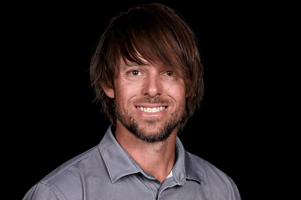 Aaron Baddeley Australian golfer smiling black background wallpaper professional athlete