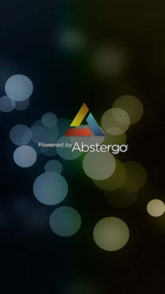 Abstergo Industries logo colorful triangle wallpaper abstract background innovative technology design