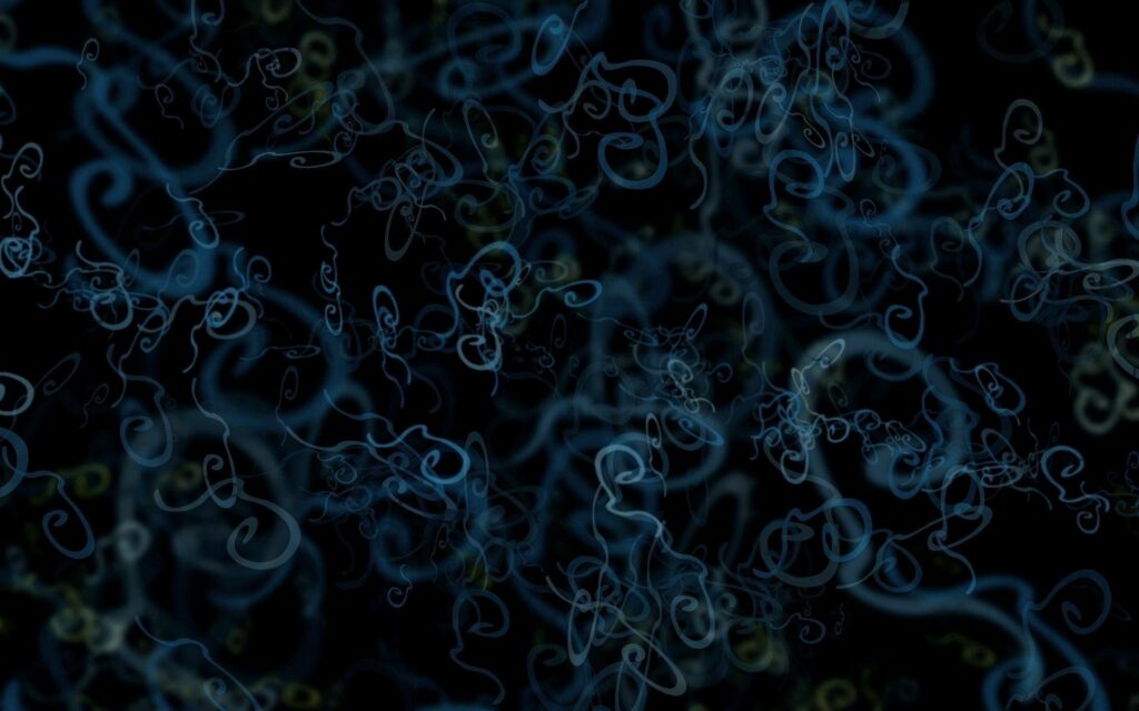 Intricate Abstract Wallpaper: Ethereal Lines & Swirls on Dark Background