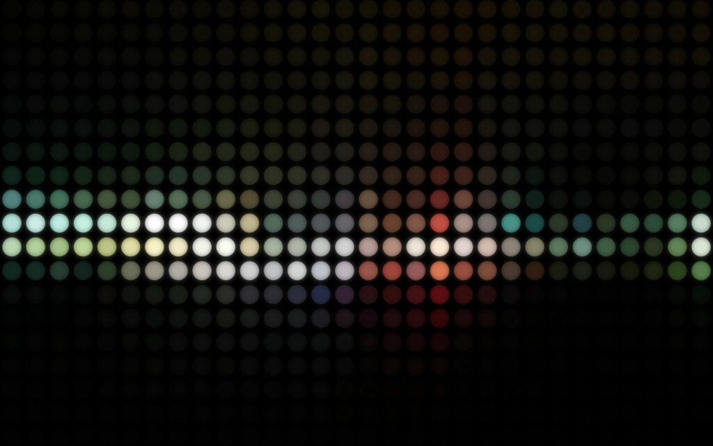 Abstract Circular Point Wallpaper - Colorful Gradient Background