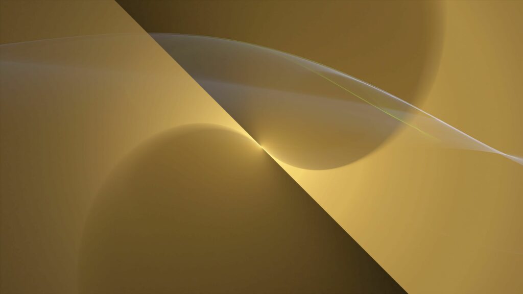 Golden Abstract Wallpaper: Smooth Lines & Depth in 3840x2160