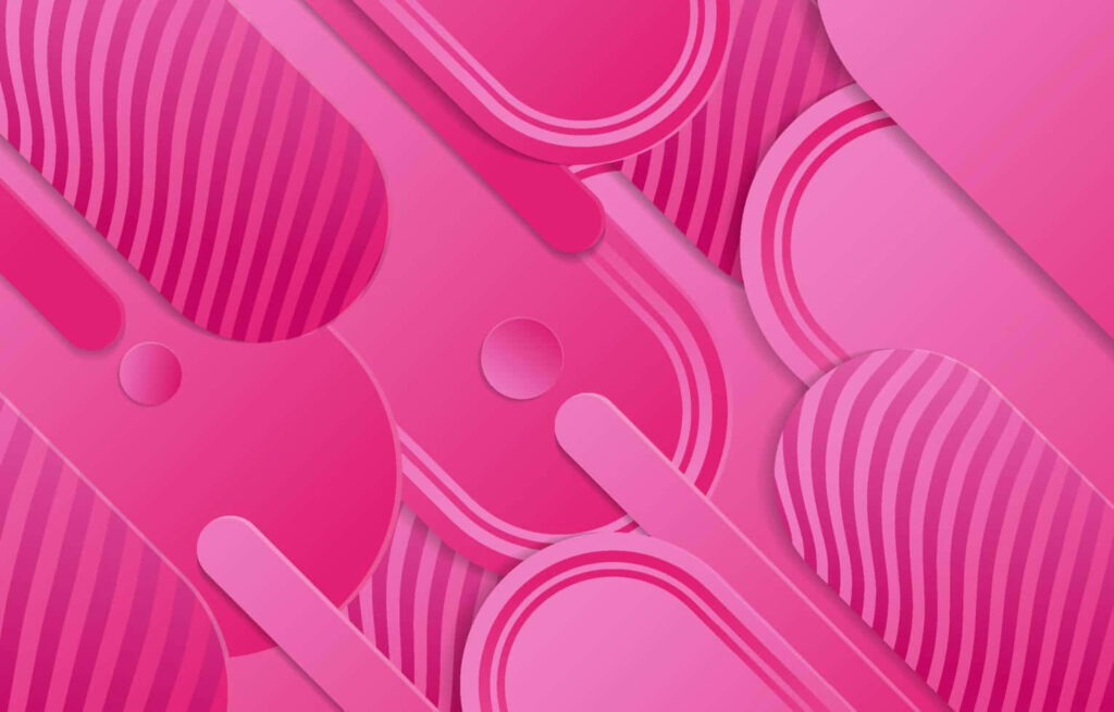 Abstract 3D Pink Geometric Wallpaper - Dynamic Textured Background