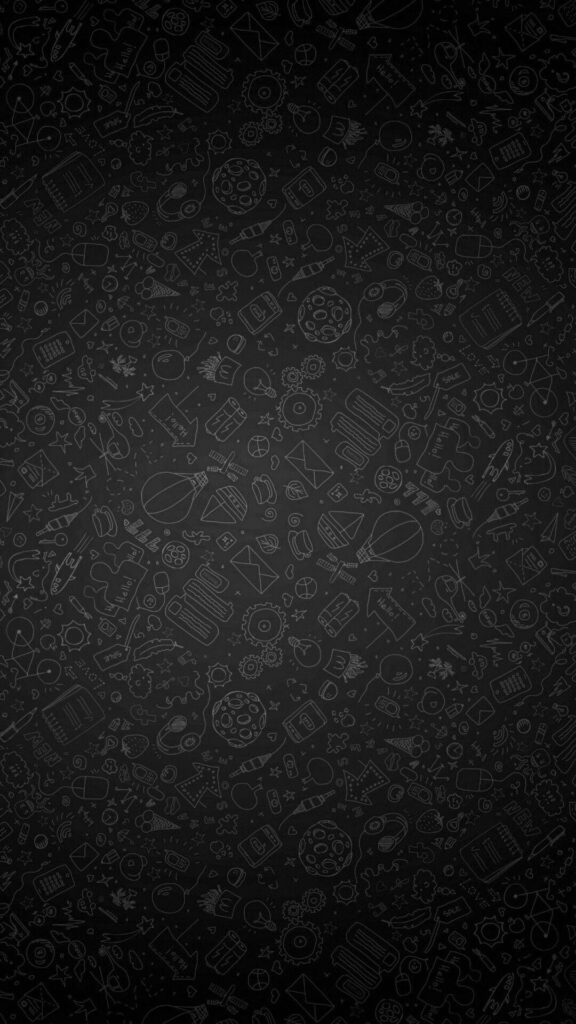 Digital Noir: Abstract Black Texture for HD Phone Wallpaper