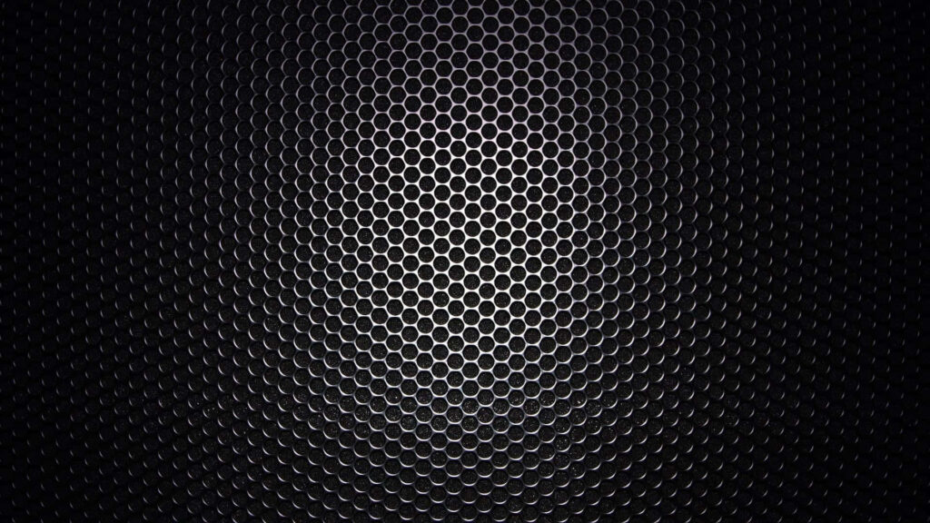 Modern Abstract Black Gradient Honeycomb Wallpaper Background