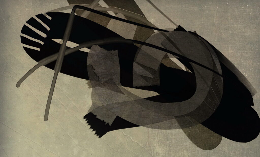 Abstract Black Wallpaper: Intriguing Design with Depth & Texture