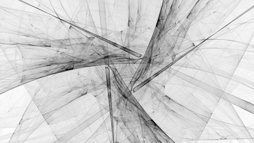 Stunning 4K Abstract Black & White Fractal Wallpaper Background