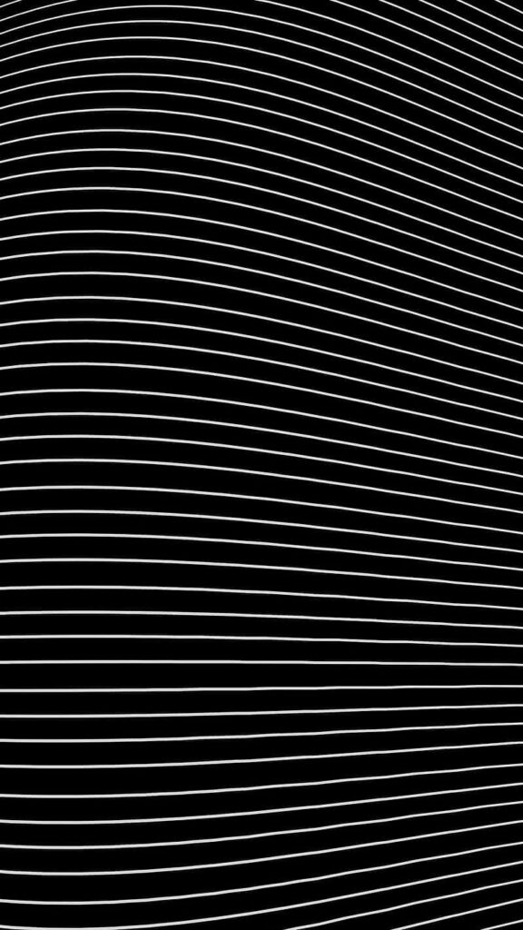 Abstract Black & White Wavy Lines Wallpaper - Modern Visual Background
