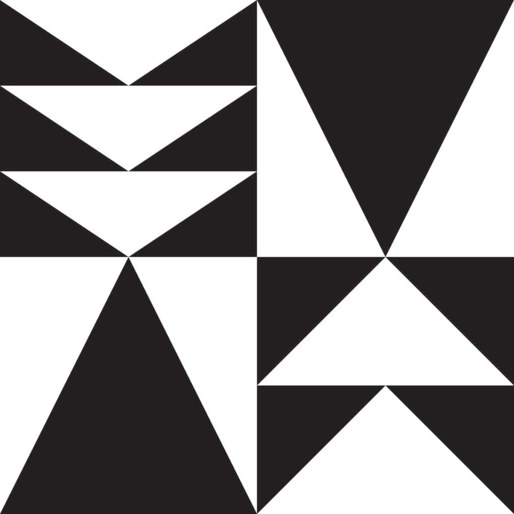 Modern Black & White Geometric Wallpaper - Striking Abstract Design