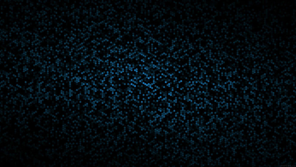 Abstract Blue Digital Dot Wallpaper - Luminous Tech-Inspired Design