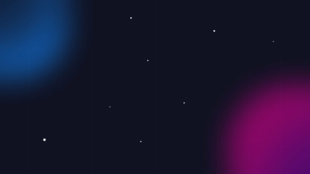 Mystical Horizons: Abstract Blue Blur with Gradient Pink Stars - Mesmerizing 5K Wallpaper Background