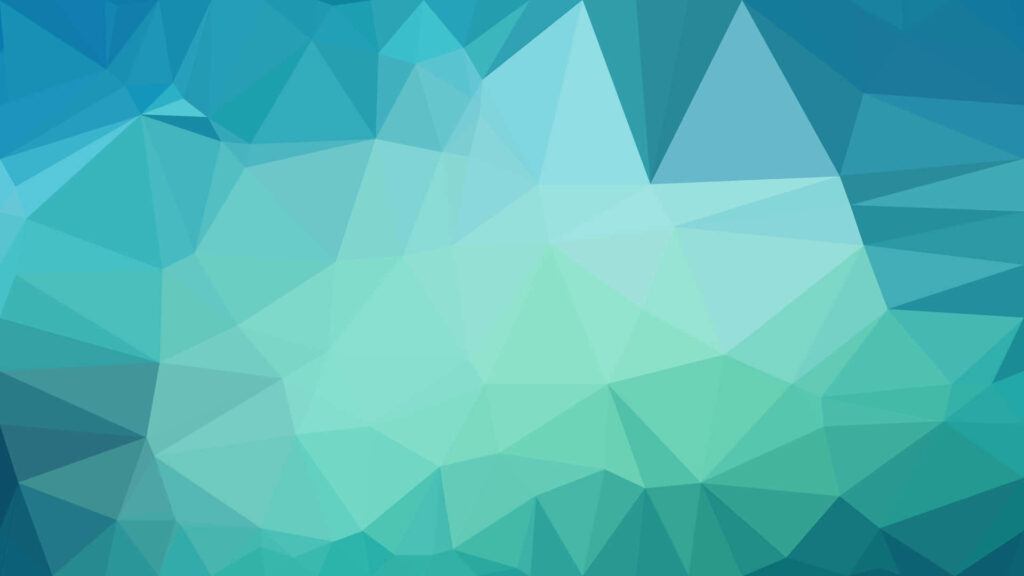 Dynamic Abstract Polygonal Blue & Green Background Wallpaper