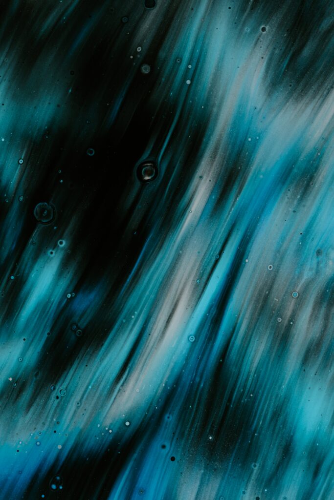 Abstract Blue Liquid Patterns Wallpaper - Fluid Art Background