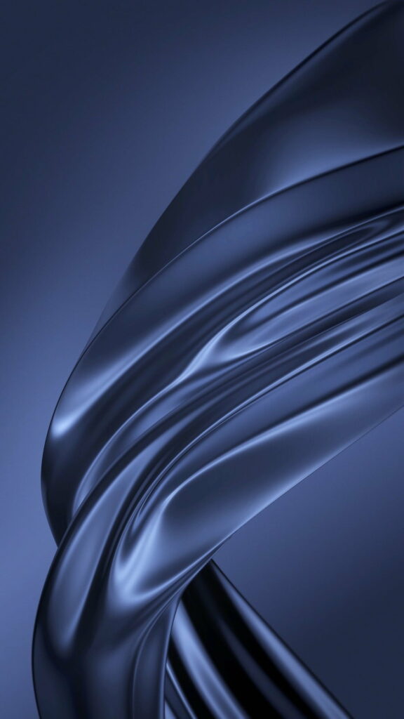 Blue Abstract Bliss: Captivating HD Phone Wallpaper with MIUI by Xiaomi 